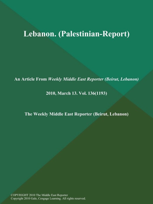 Lebanon. (Palestinian-Report)
