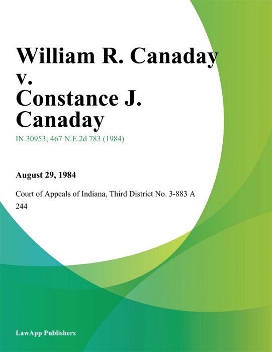 William R. Canaday v. Constance J. Canaday