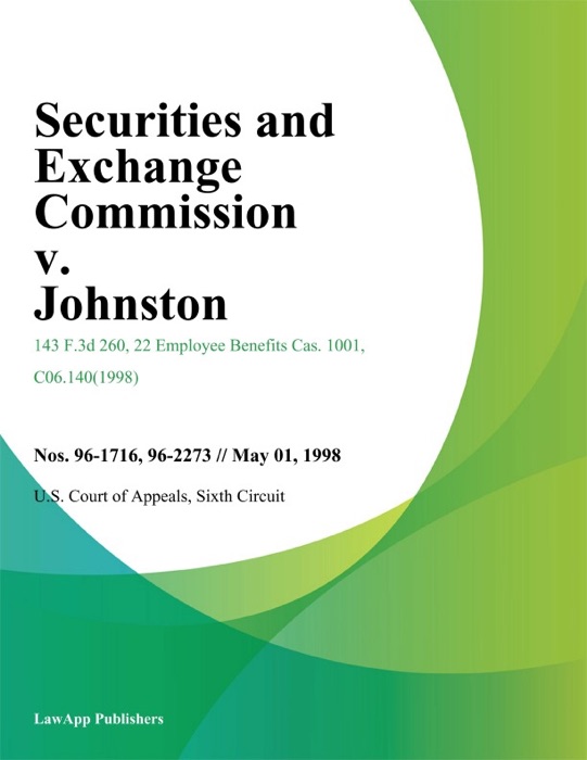 Securities and Exchange Commission v. Johnston