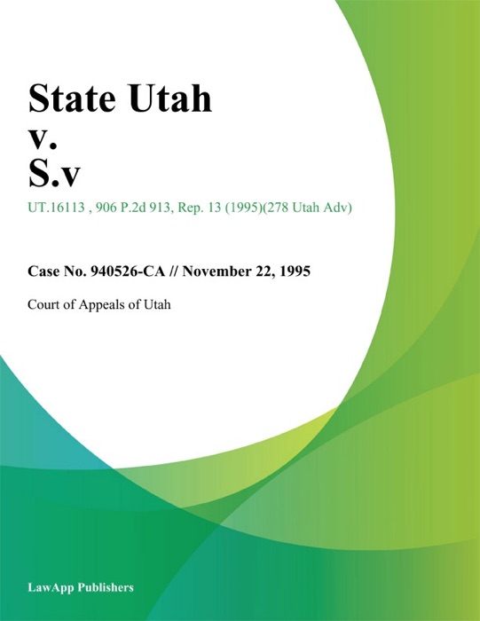 State Utah v. S.V.