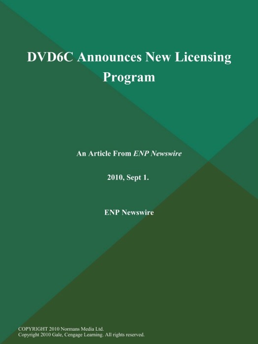 DVD6C Announces New Licensing Program