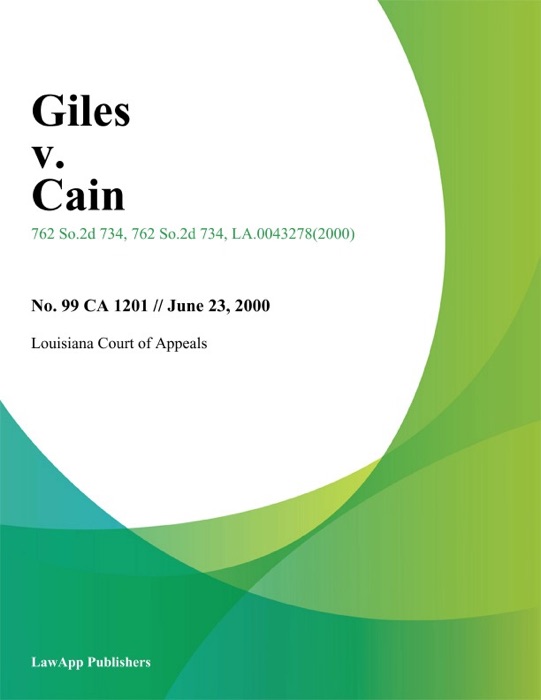 Giles v. Cain