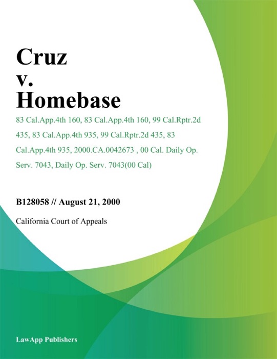 Cruz v. Homebase