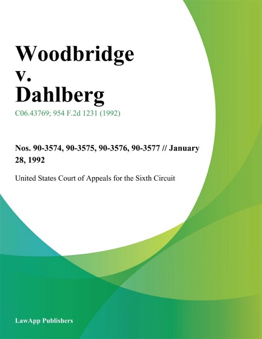 Woodbridge V. Dahlberg