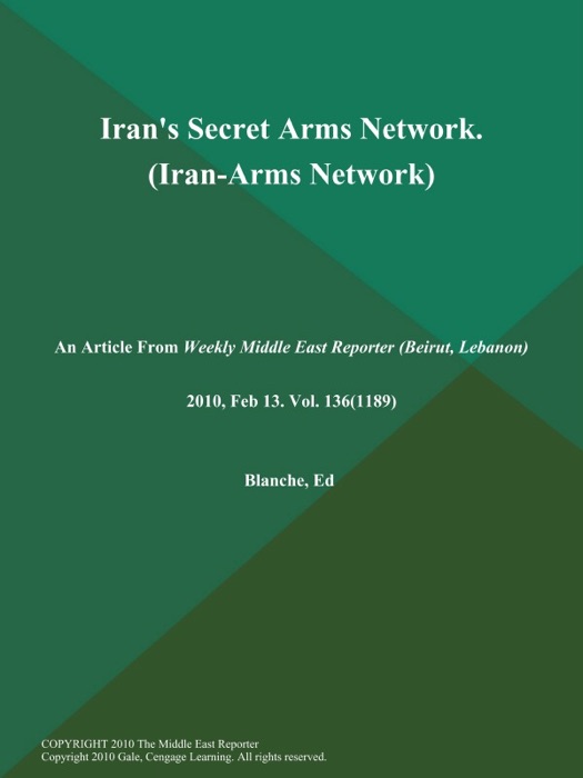 Iran's Secret Arms Network (Iran-Arms Network)