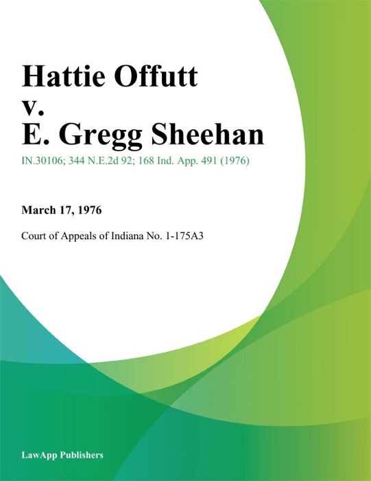 Hattie offutt v. E. Gregg Sheehan