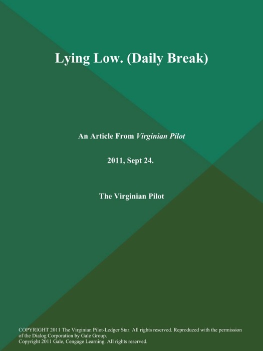 Lying Low (Daily Break)