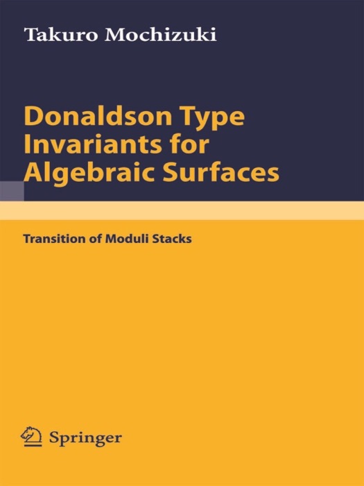 Donaldson Type Invariants for Algebraic Surfaces