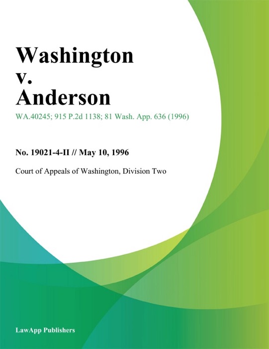 Washington v. Anderson