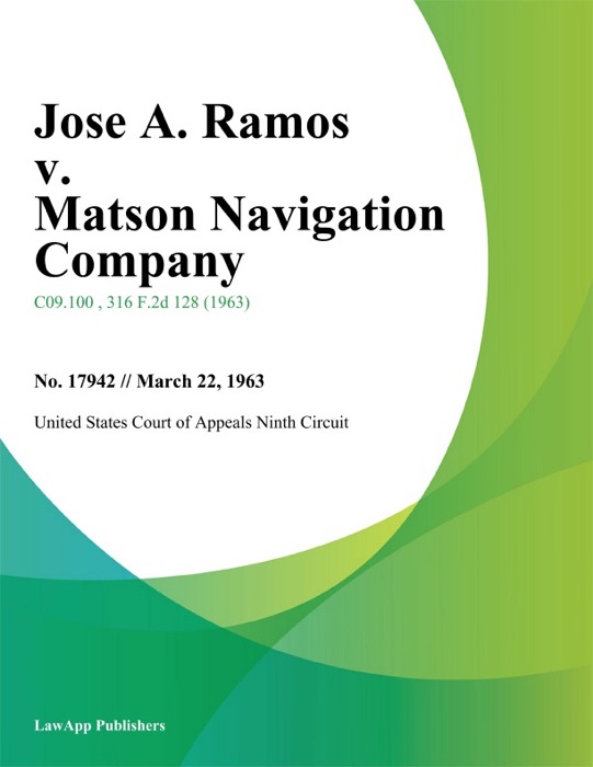 Jose A. Ramos v. Matson Navigation Company