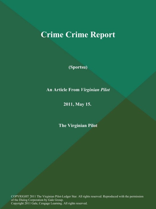 Crime Crime Report (Sportsu)