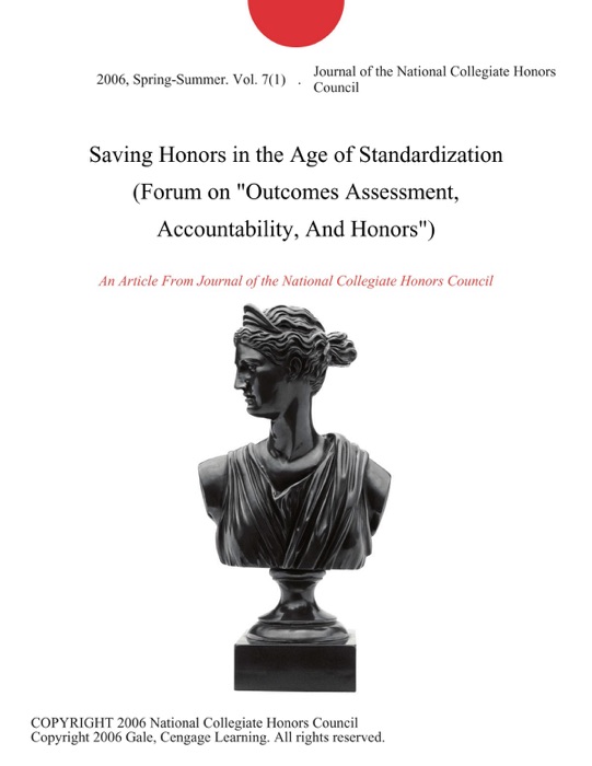 Saving Honors in the Age of Standardization (Forum on 