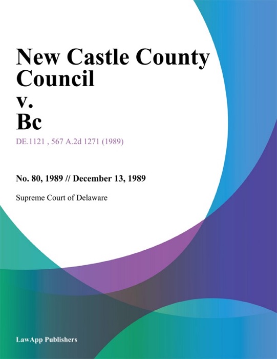 New Castle County Council v. Bc