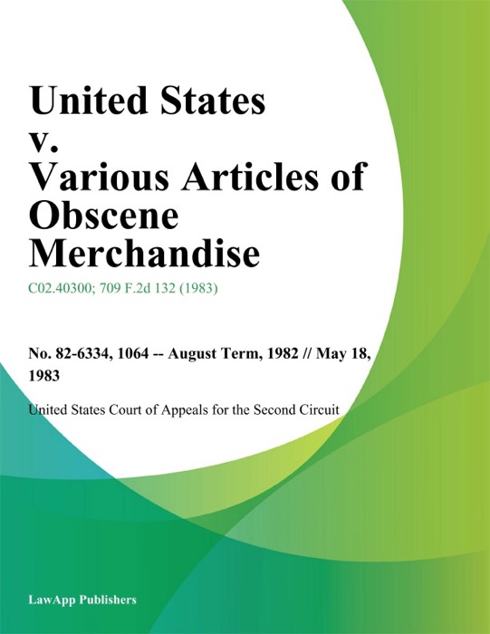 United States v. Various Articles of Obscene Merchandise