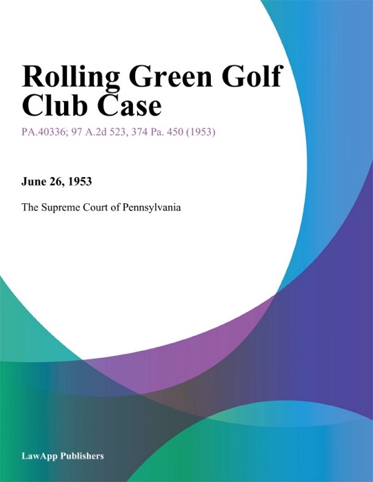 Rolling Green Golf Club Case