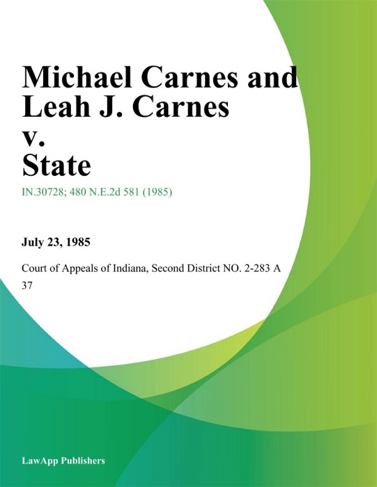 Michael Carnes and Leah J. Carnes v. State