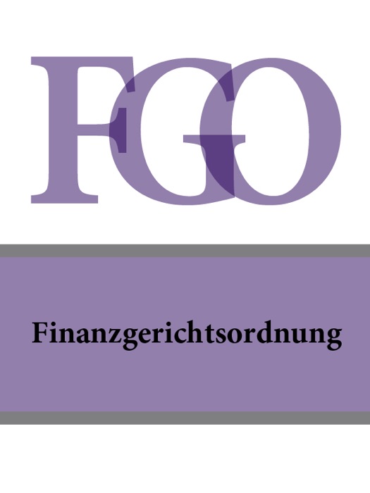 Finanzgerichtsordnung - FGO