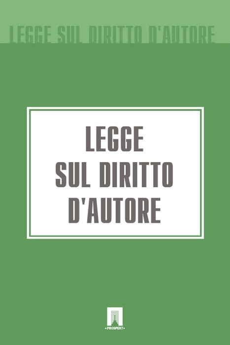 Legge sul Diritto D'autore