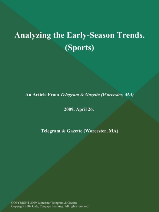 Analyzing the Early-Season Trends (Sports)