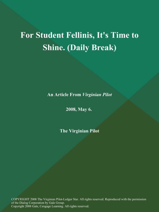 For Student Fellinis, It's Time to Shine (Daily Break)