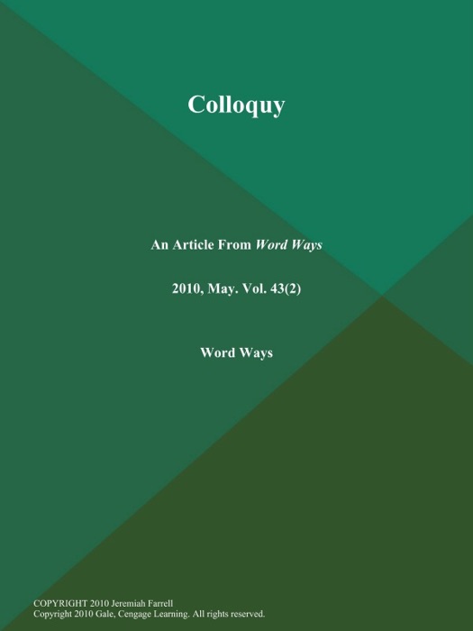 Colloquy