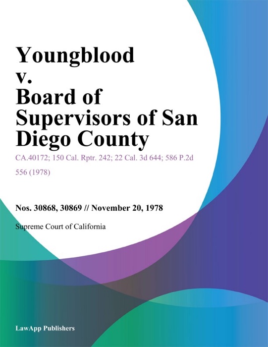 Youngblood v. Board of Supervisors of San Diego County