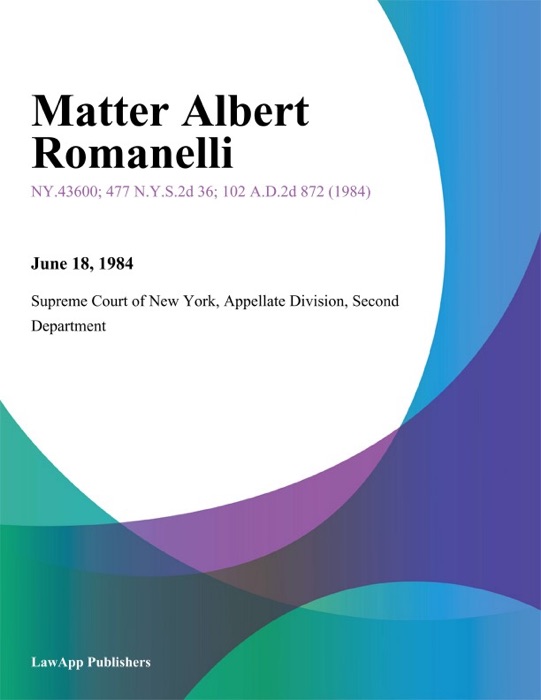 Matter Albert Romanelli