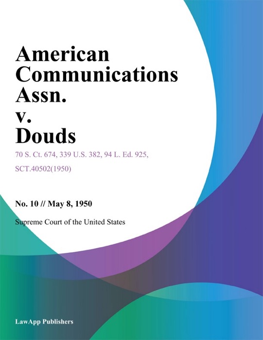 American Communications Assn. v. Douds