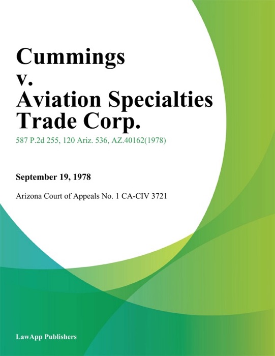 Cummings v. Aviation Specialties Trade Corp.