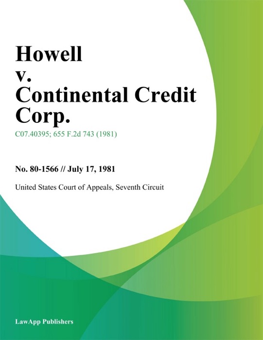 Howell v. Continental Credit Corp.