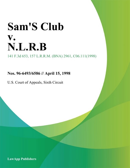 Sam's Club V. N.L.R.B.