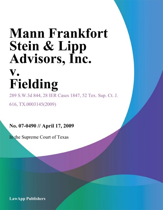 Mann Frankfort Stein & Lipp Advisors