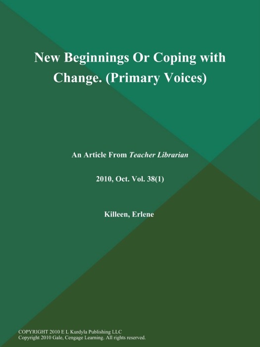 New Beginnings Or Coping with Change (Primary Voices)