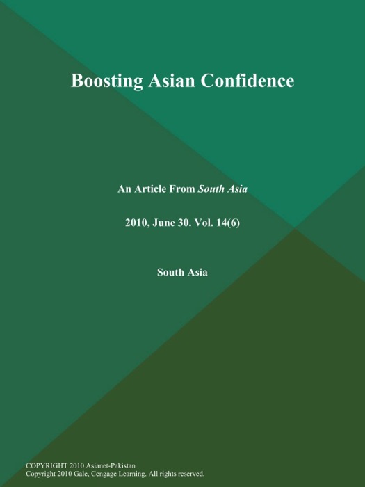 Boosting Asian Confidence