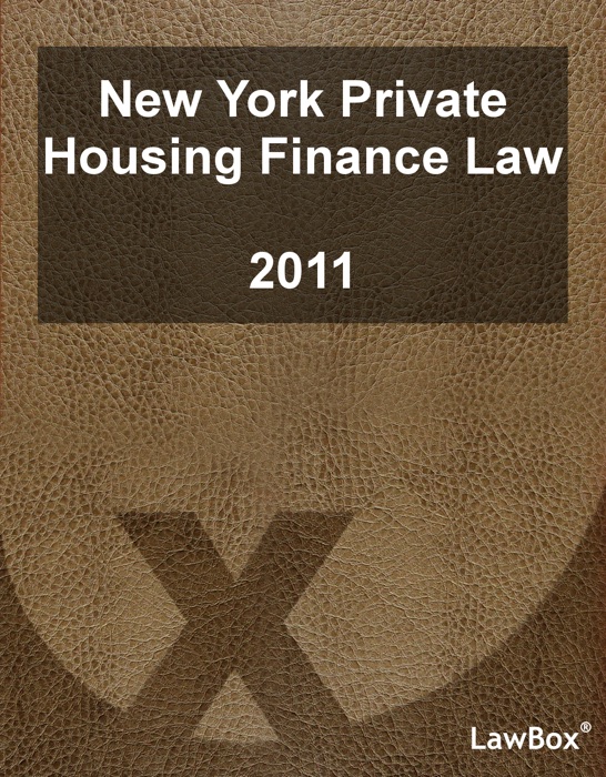 New York Private Housing Finance Law 2011