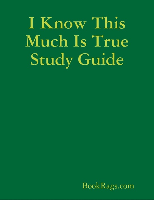 I Know This Much Is True Study Guide