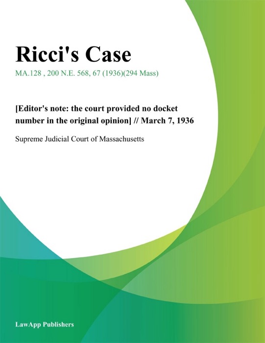 Ricci's Case