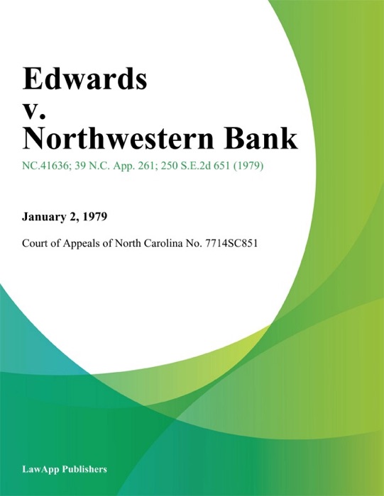 Edwards v. Northwestern Bank