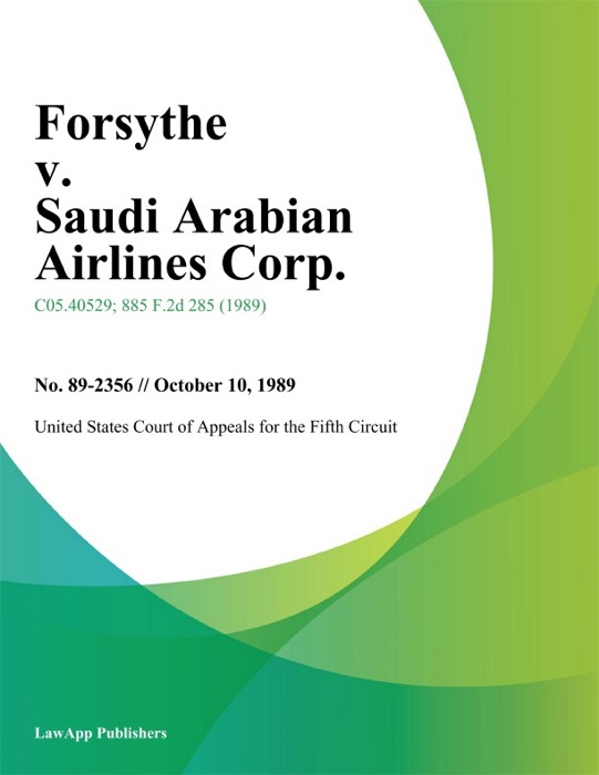 Forsythe v. Saudi Arabian Airlines Corp.