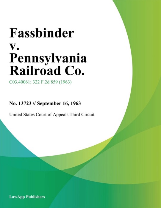 Fassbinder v. Pennsylvania Railroad Co.