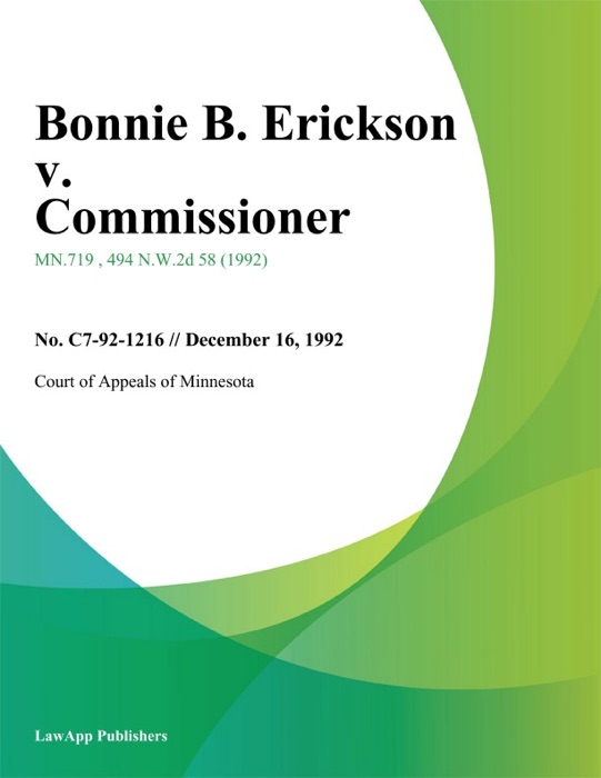 Bonnie B. Erickson v. Commissioner