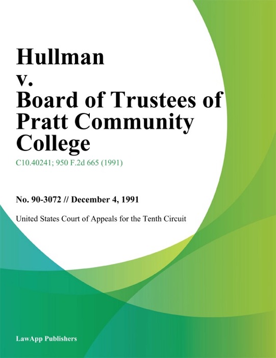 Hullman v. Board of Trustees of Pratt Community College