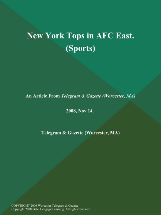 New York Tops in AFC East (Sports)