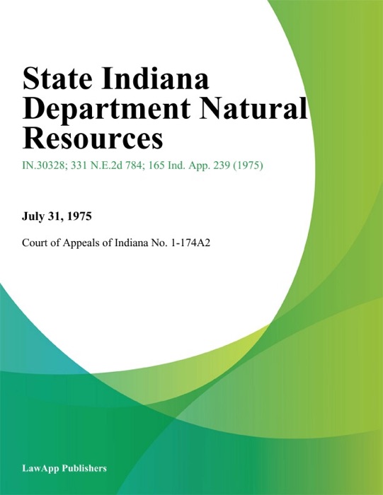 State Indiana Department Natural Resources