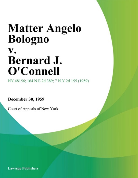 Matter Angelo Bologno v. Bernard J. O'Connell