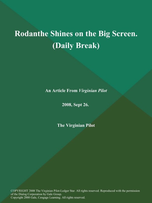 Rodanthe Shines on the Big Screen (Daily Break)