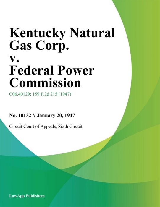 Kentucky Natural Gas Corp. v. Federal Power Commission