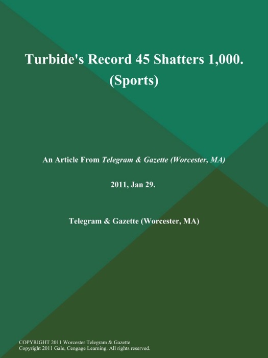 Turbide's Record 45 Shatters 1,000 (Sports)