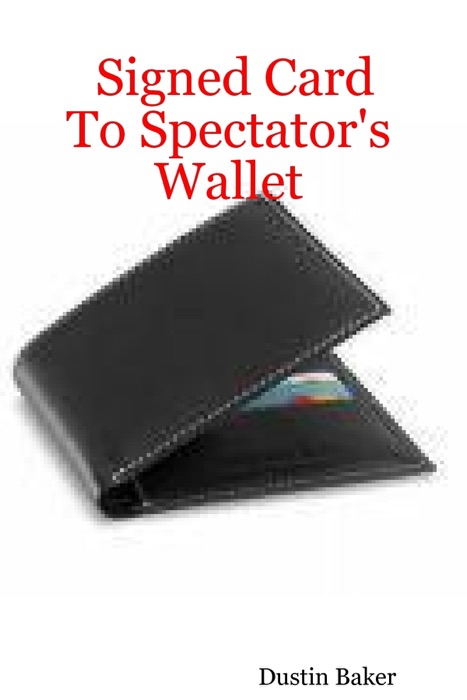 Signed Card to Spectator's Wallet