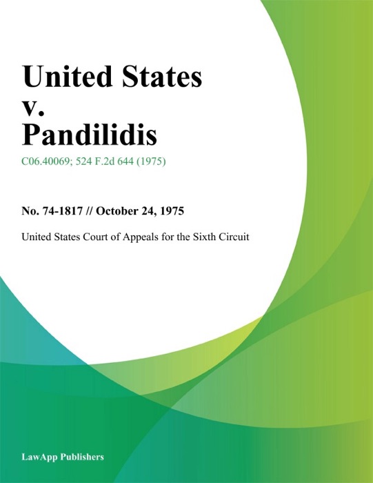 United States V. Pandilidis
